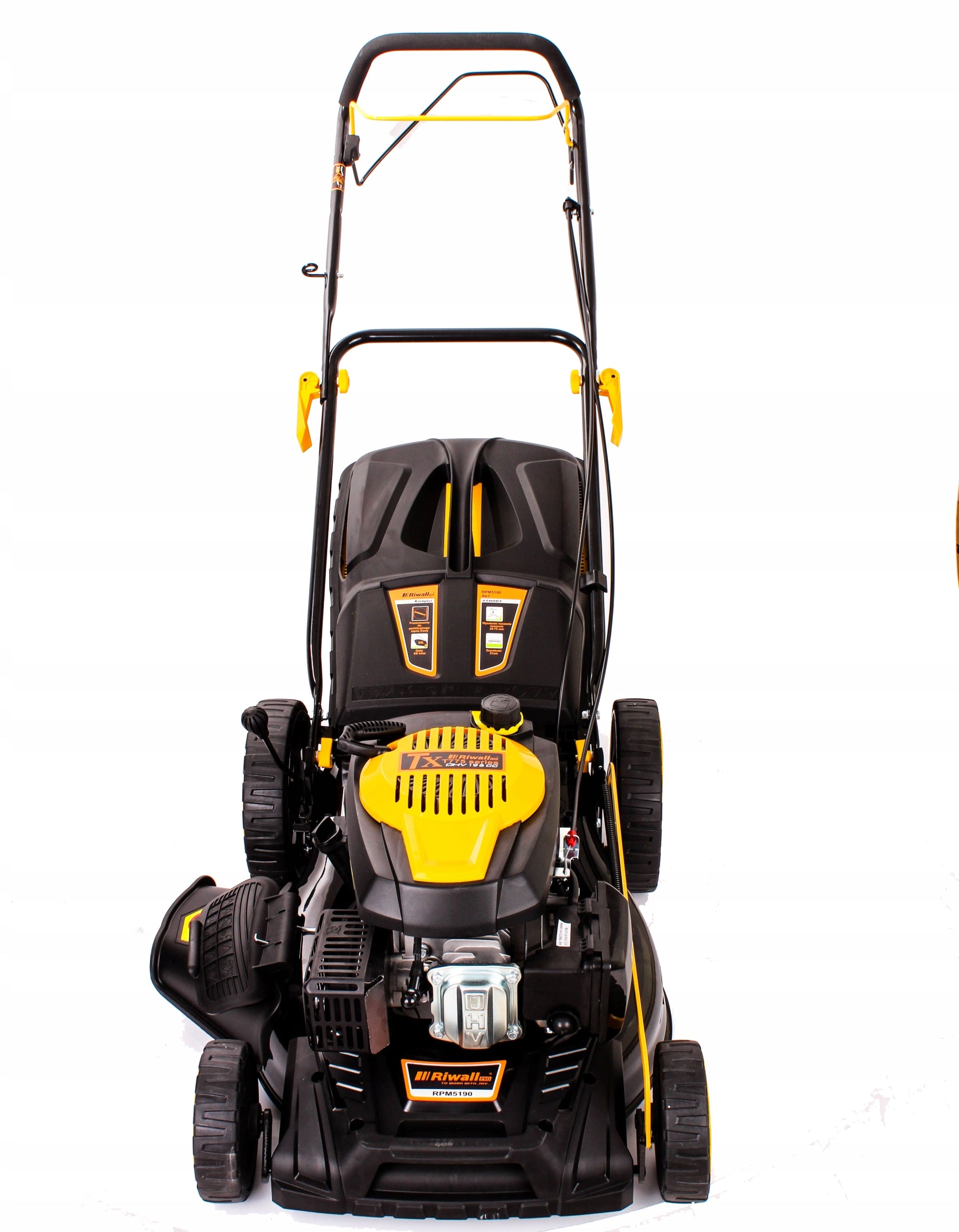 RIWALL 51CM 9in1 DIESEL MOWER WITH 5190 DRIVE WITH 2 KNIVES Packaging status original