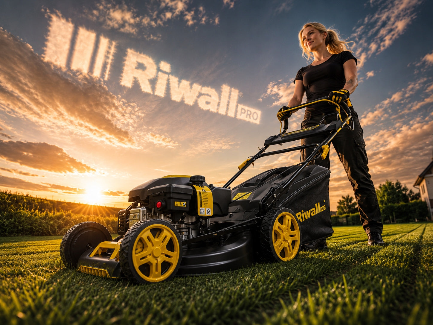 RIWALL 54CM 9in1 DIESEL MOWER WITH 5190 STRONG MOWER Model RPM5190X-PL