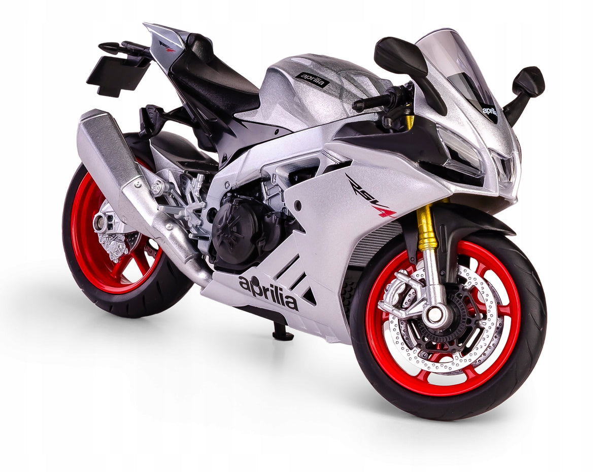 RMZ City '21 APRILIA RSV4 RR1000 SILVER 1:12 MOTORCYCLE NEW MODEL IN BOX Assembly diecast