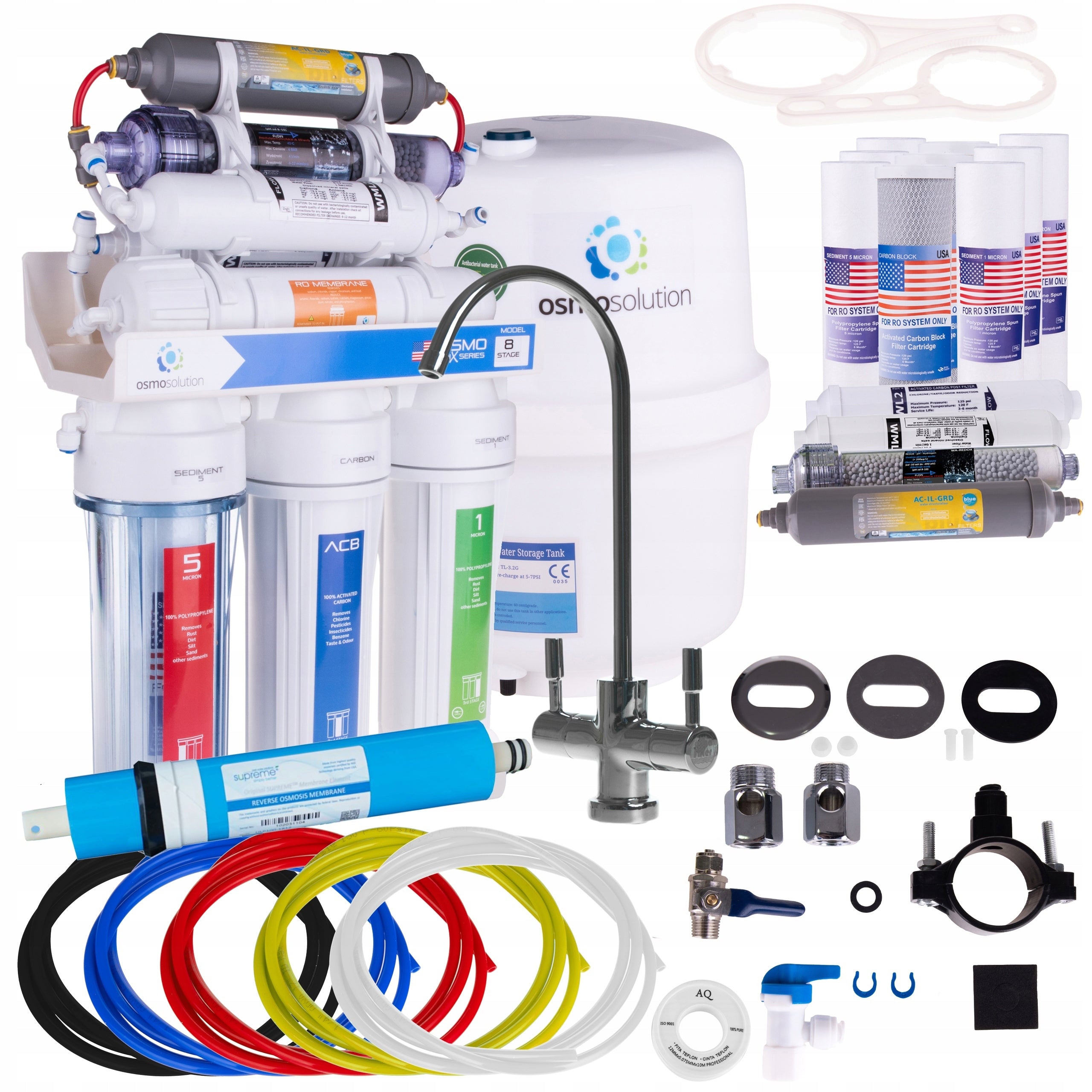 RO8 REVERSE OSMOSIS IONIZER STRUCTURING