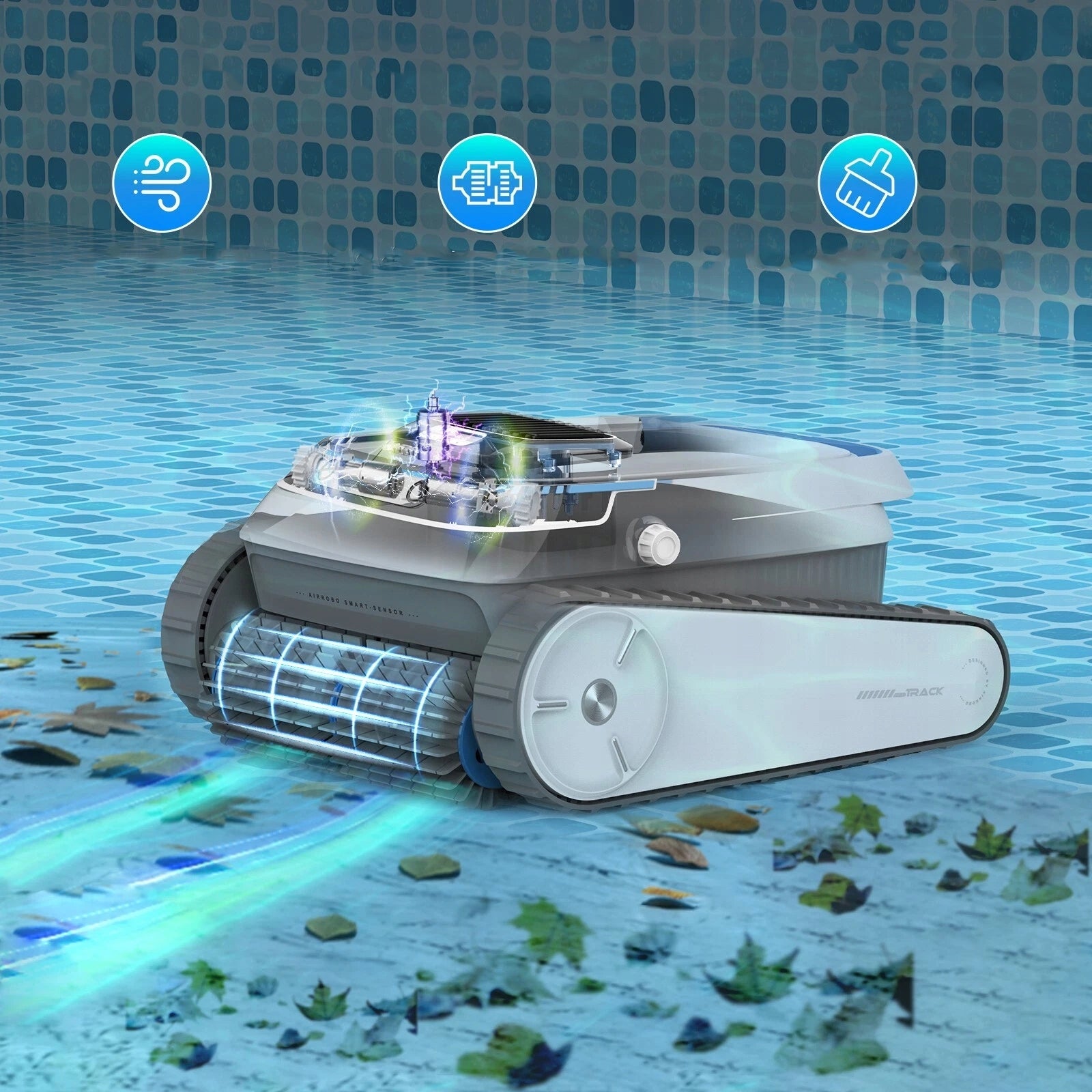 ROBOT AUTOMATIC POOL VACUUM CLEANER FOR CLEANING THE BOTTOM OF WALLS AIRROBO PC10 Manufacturer code AIRROBO PC10
