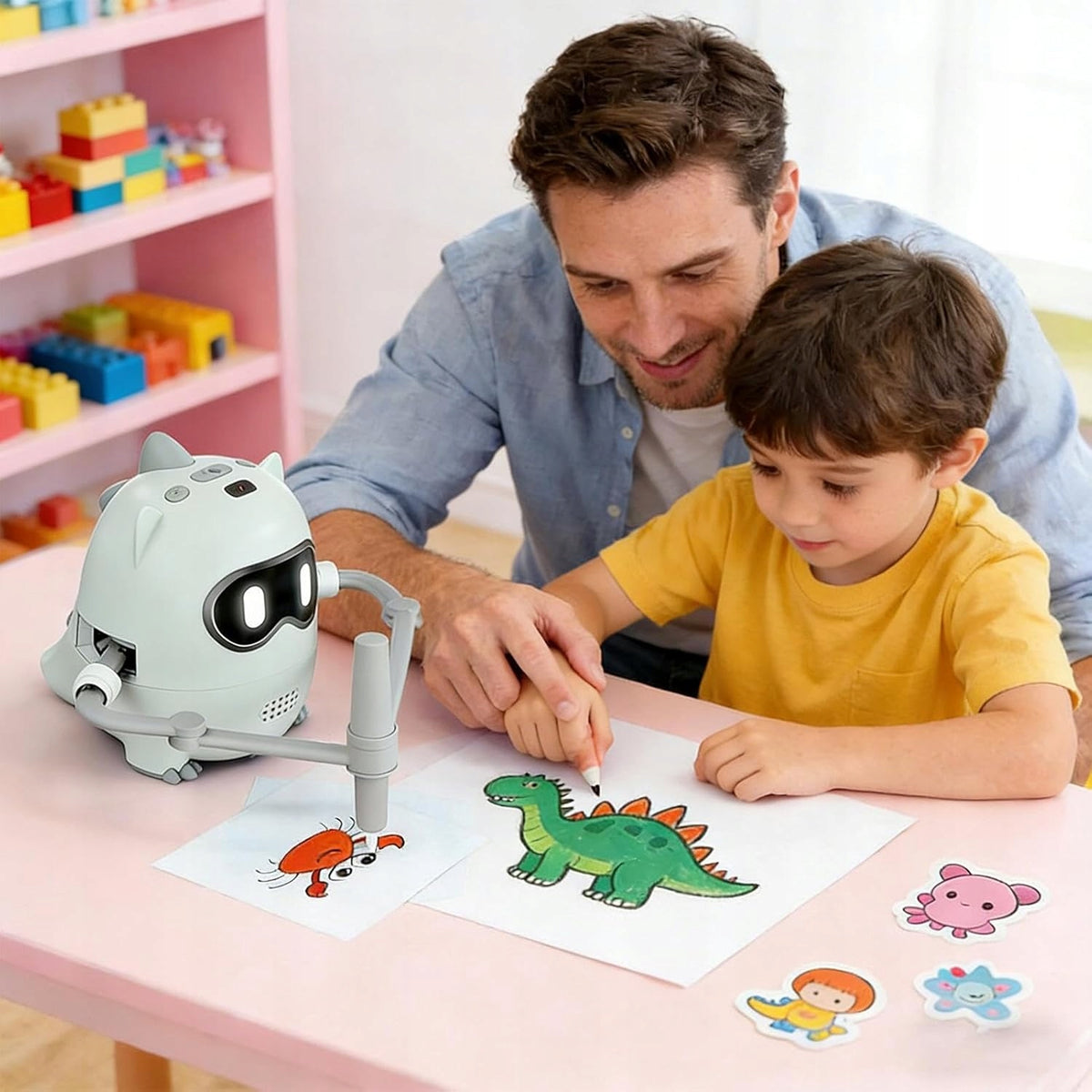 ROBOT DRAWING FOR CHILDREN EDUCATIONAL SET OF 100 CARDS for Children's Day Manufacturer code 4896009012801