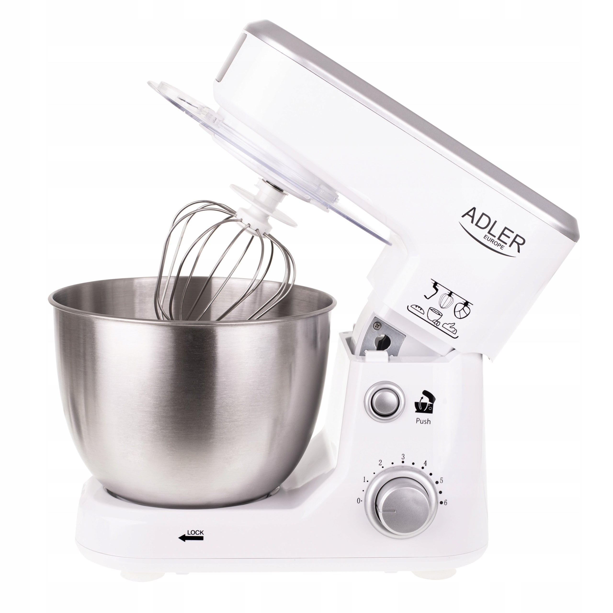 ROBOT FOOD MIXER BEATER STIRRER 1000W 3 HORSE Brand ADLER