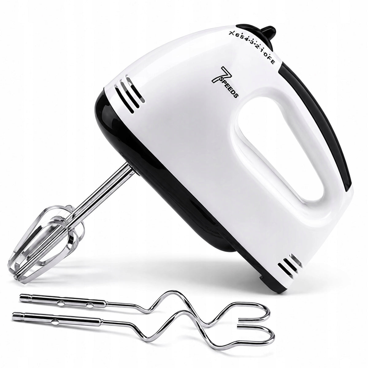 ROBOT FOOD PROCESSOR HAND MIXER WITH BOWL 3L 7 SPEED 100W Dominant color silver/gray