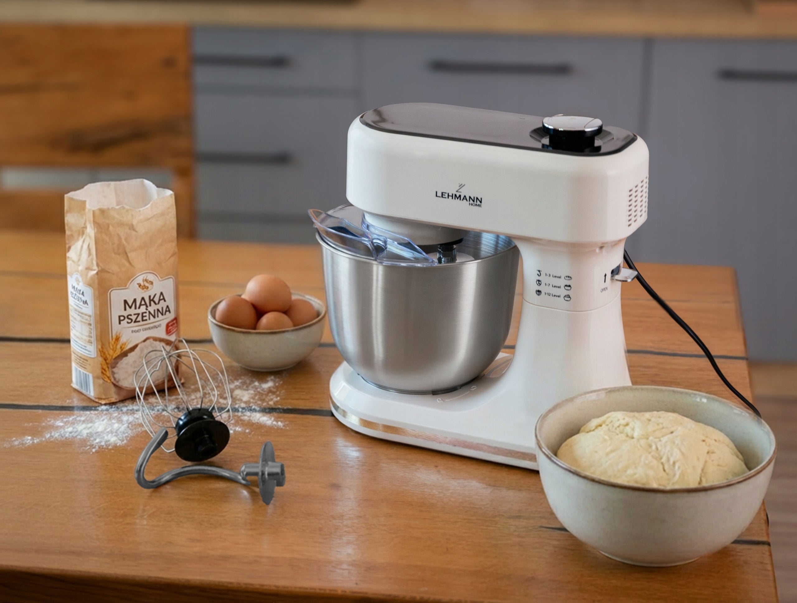 ROBOT PLANETARY KITCHEN MIXER HEATED BOWL WEIGHT DISPLAY FERMENTATION Manufacturer code ROBOT PLANETARNY LEHMANN ARISTO BEŻOWY KREM