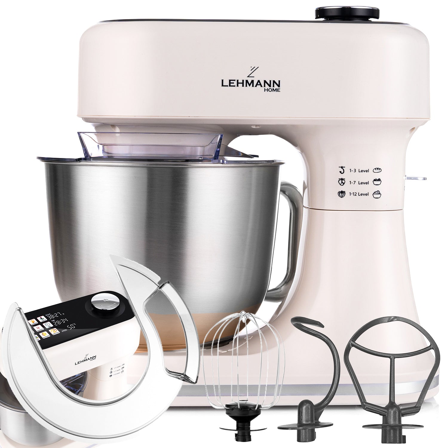 ROBOT PLANETARY KITCHEN MIXER HEATED BOWL WEIGHT DISPLAY FERMENTATION