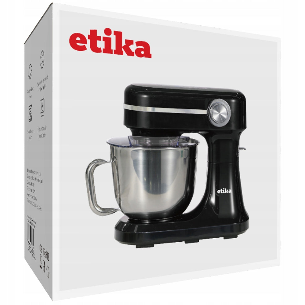 ROBOT PLANETARY KITCHEN MIXER METAL BOWL 3000W PROFESSIONAL STRONG 5L Dominant color black