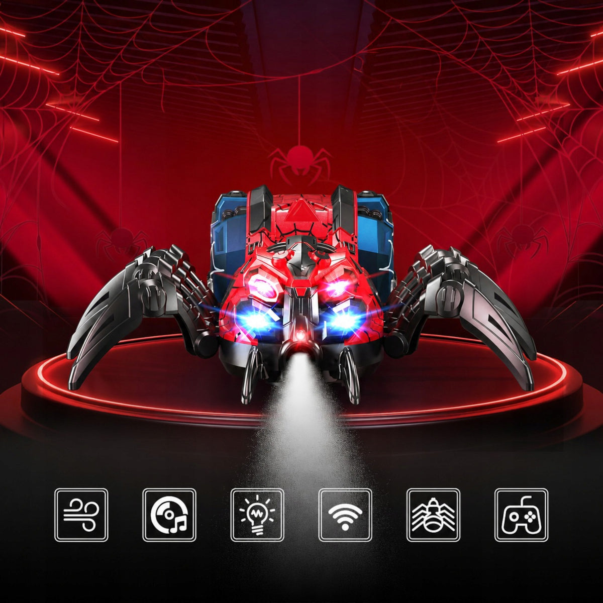 ROBOT SPIDER REMOTE CONTROLLED STEAM ARACHUS TOY FOR CHILDREN Packaging status original