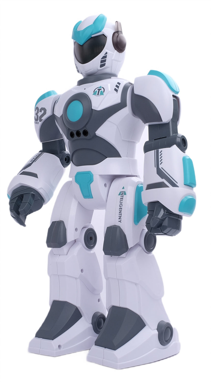 ROBOT TITANIUM REMOTE CONTROLLED GESTURES SPEAKS in Polish RESPONDS TO USB COMMANDS Manufacturer code DM603537