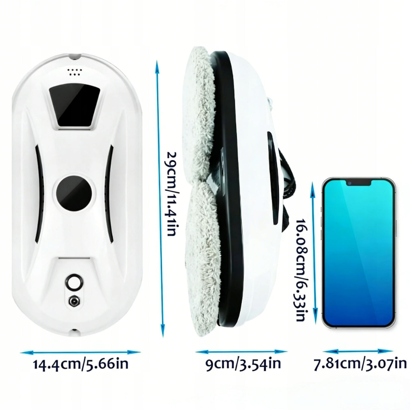 ROBOT WINDOW CLEANER MIRROR WASHER AUTOMATIC SMART KIT Manufacturer code CLEAN DELUXE myjka do okien