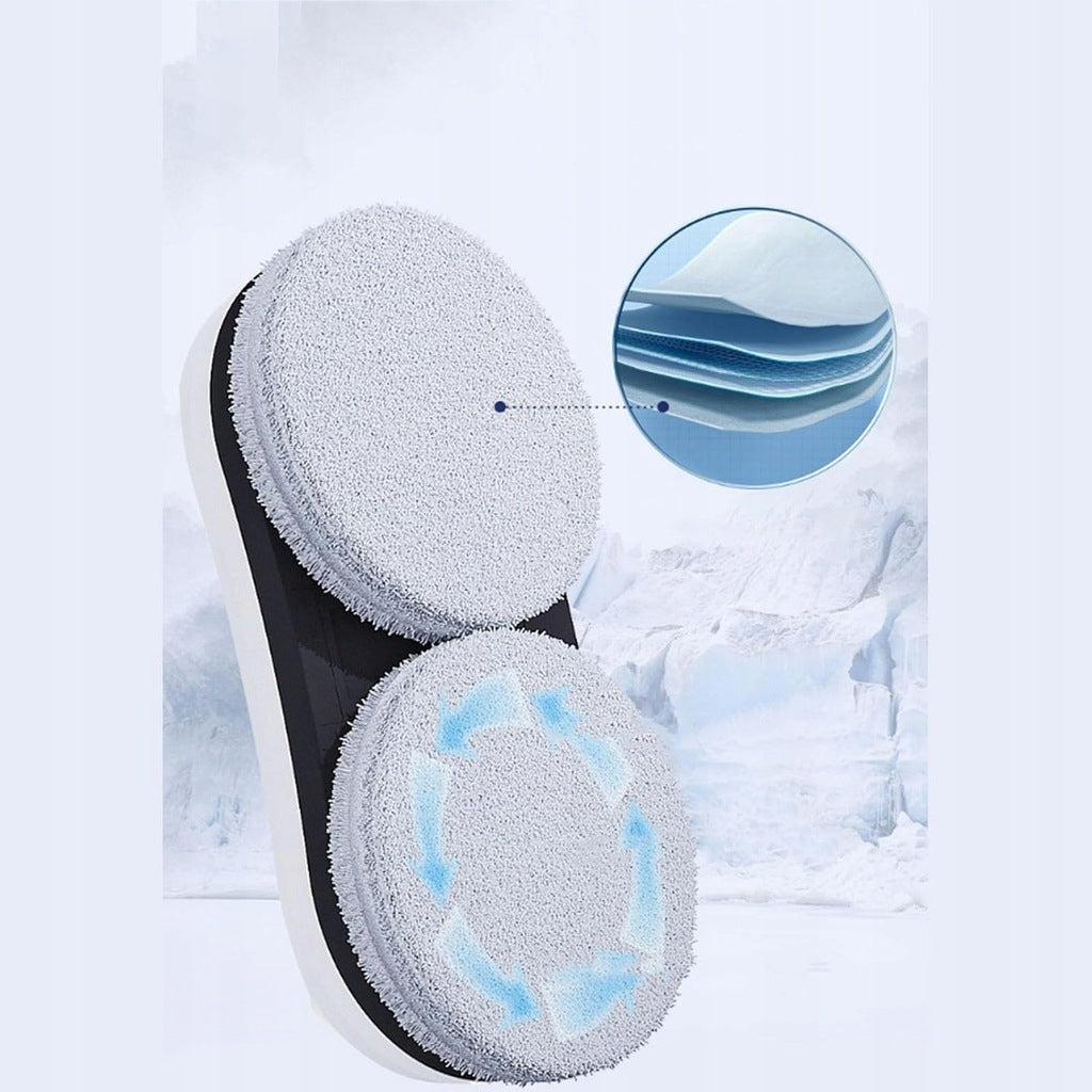 ROBOT WINDOW CLEANER MIRRORS AUTOMATIC WASHER + 10 MOPS SET XXL Model HCR-09