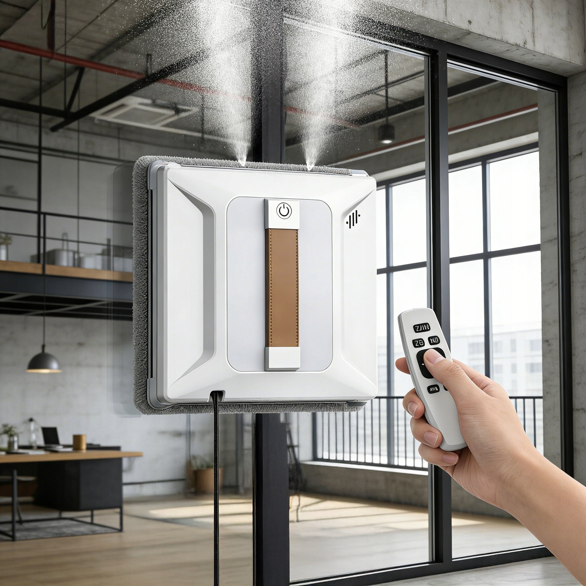 ROBOT WINDOW CLEANER MIRRORS AUTOMATIC WASHER WITH REMOTE CONTROL +4 MOPS SET Manufacturer code HOBOT S7 PRO