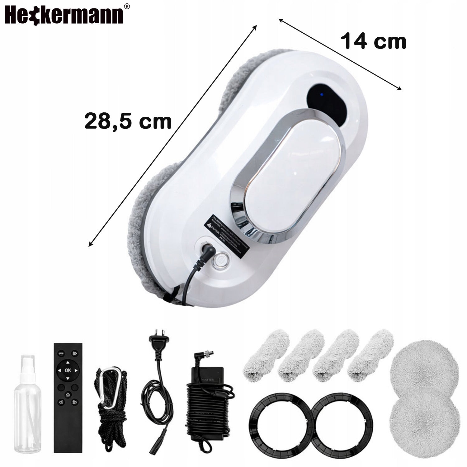 ROBOT WINDOW CLEANER MIRRORS AUTOMATIC WINDOW WASHER INTELLIGENT Model W168-H
