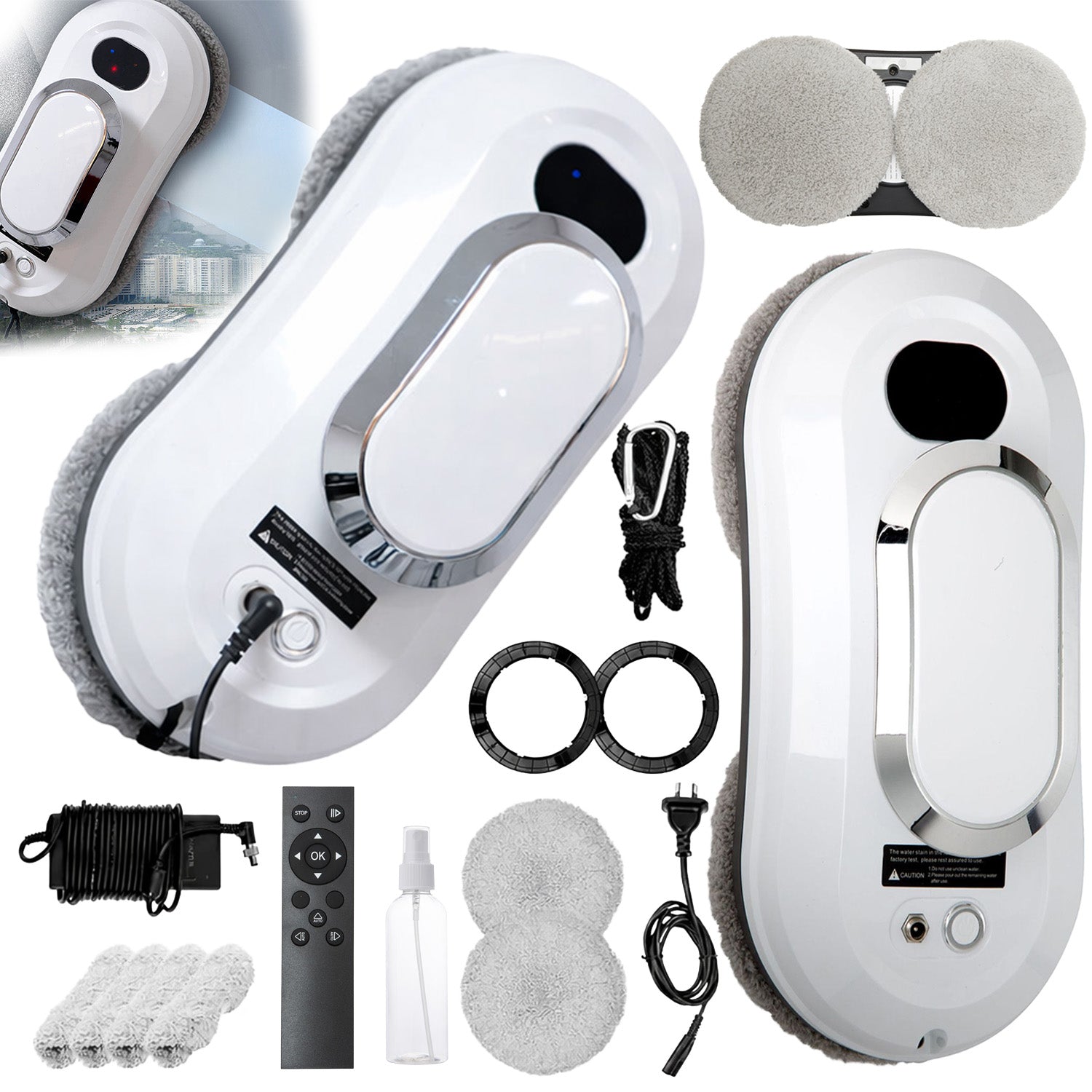 ROBOT WINDOW CLEANER MIRRORS AUTOMATIC WINDOW WASHER INTELLIGENT