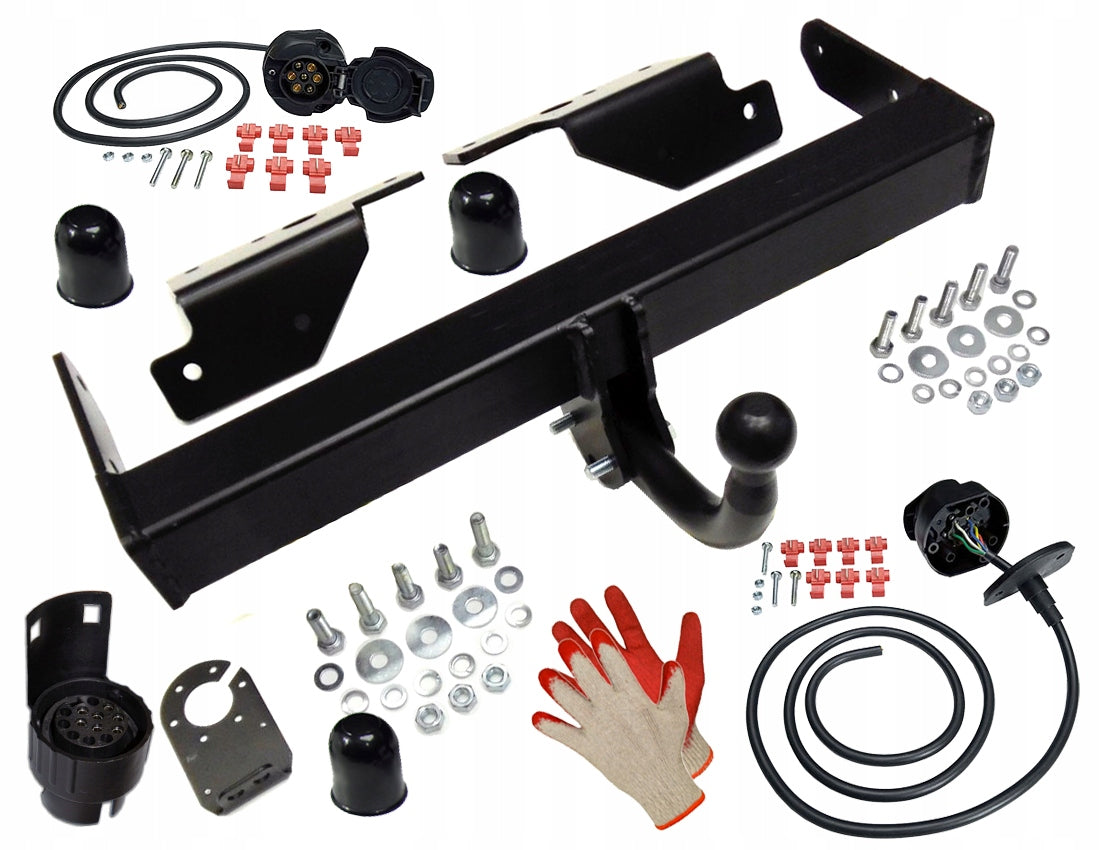ROBUST TOWBAR TOYOTA AURIS 1 2007 2012 II HTB E15 3/5drz BEAM7P Ball type screw‑off