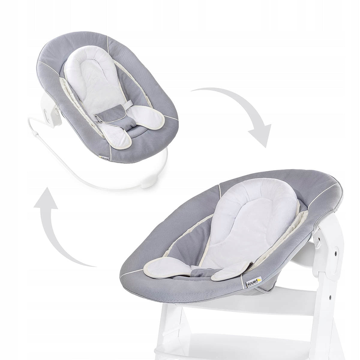 ROCKER BOUNCER HAUCK 2IN1 WITH ALPHA CHAIR FRAME