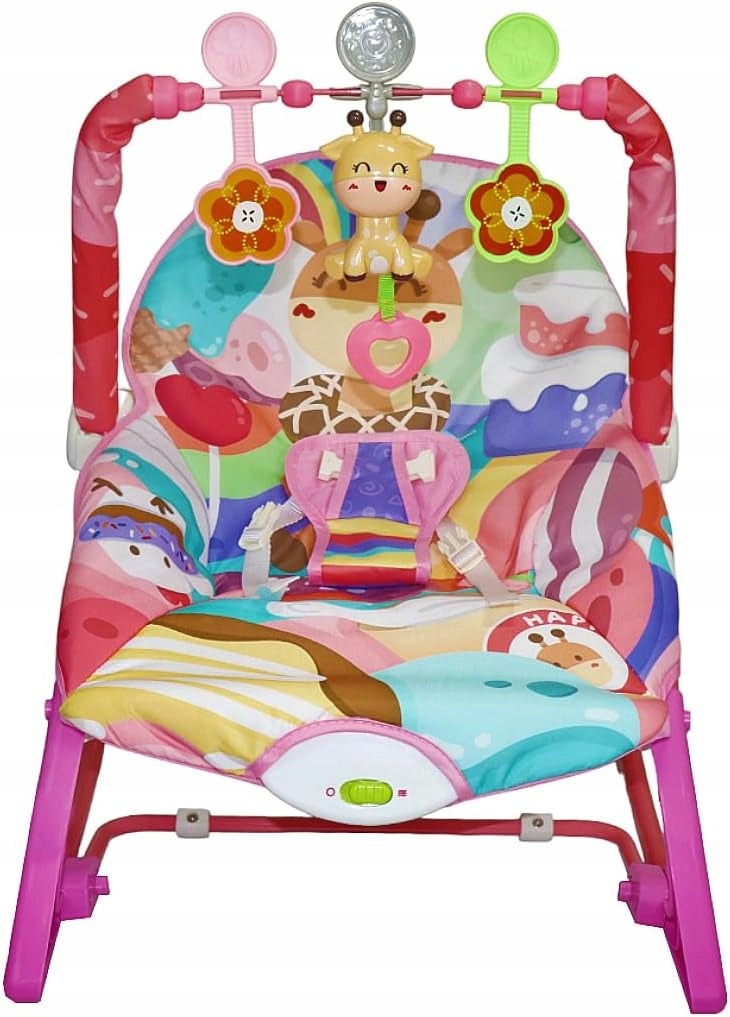 ROCKER LOUNGER CHAIR 3in1 up to 18kg MUSIC + VIBRATION + TOYS Brand no brand