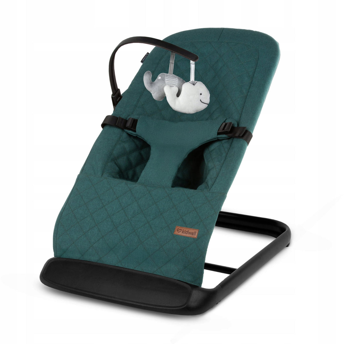 ROCKER LOUNGER KIDWELL LARO FOLDING BABIES 2 TOYS HEADBAND GREEN Batteries included no