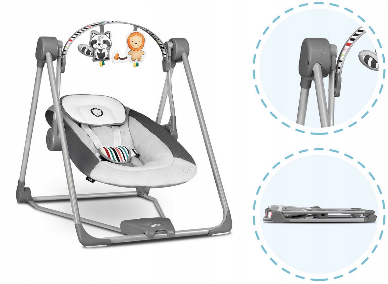 ROCKER LOUNGER SWING LIONELO OTTO + TOYS Color gray