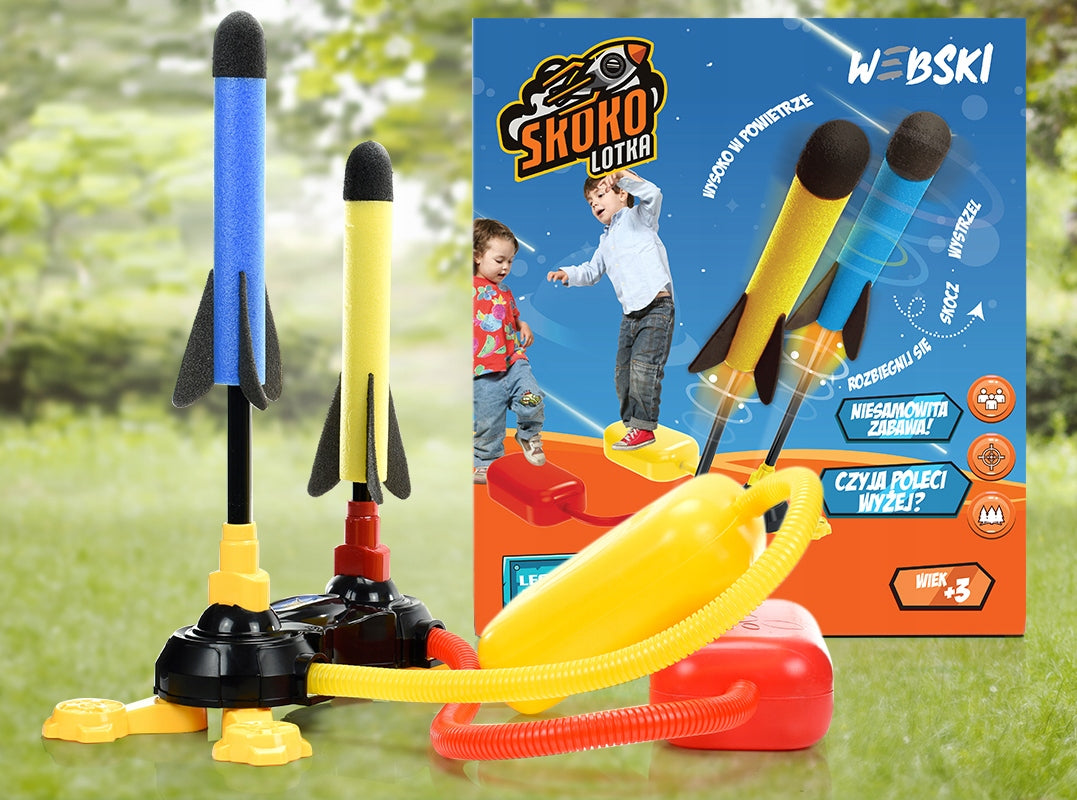 ROCKET LAUNCHER AIR DRIVE INTERACTIVE TOY WEBSKI Brand Webski