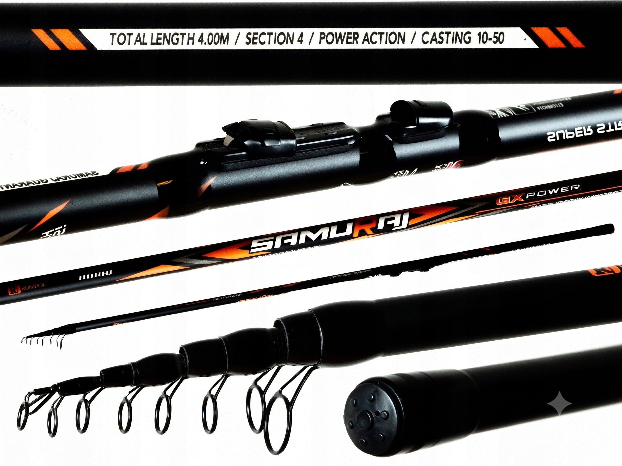 ROD BOLONKA RUMPOL SAMURAI GX POWER 4M 10-50G BOLOGNESE 110107