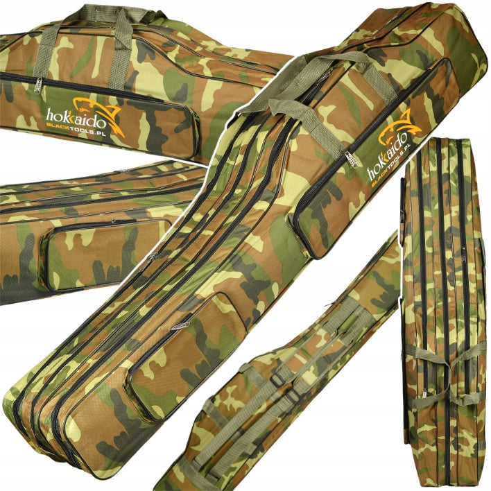 ROD COVER 3 COMPARTMENTS 160 cm HOKKAIDO WIRE STIFFENED