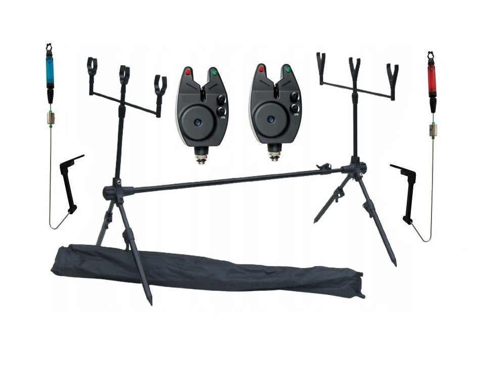 ROD UNDER CARP SET 2x BEACON 2x SWINGER