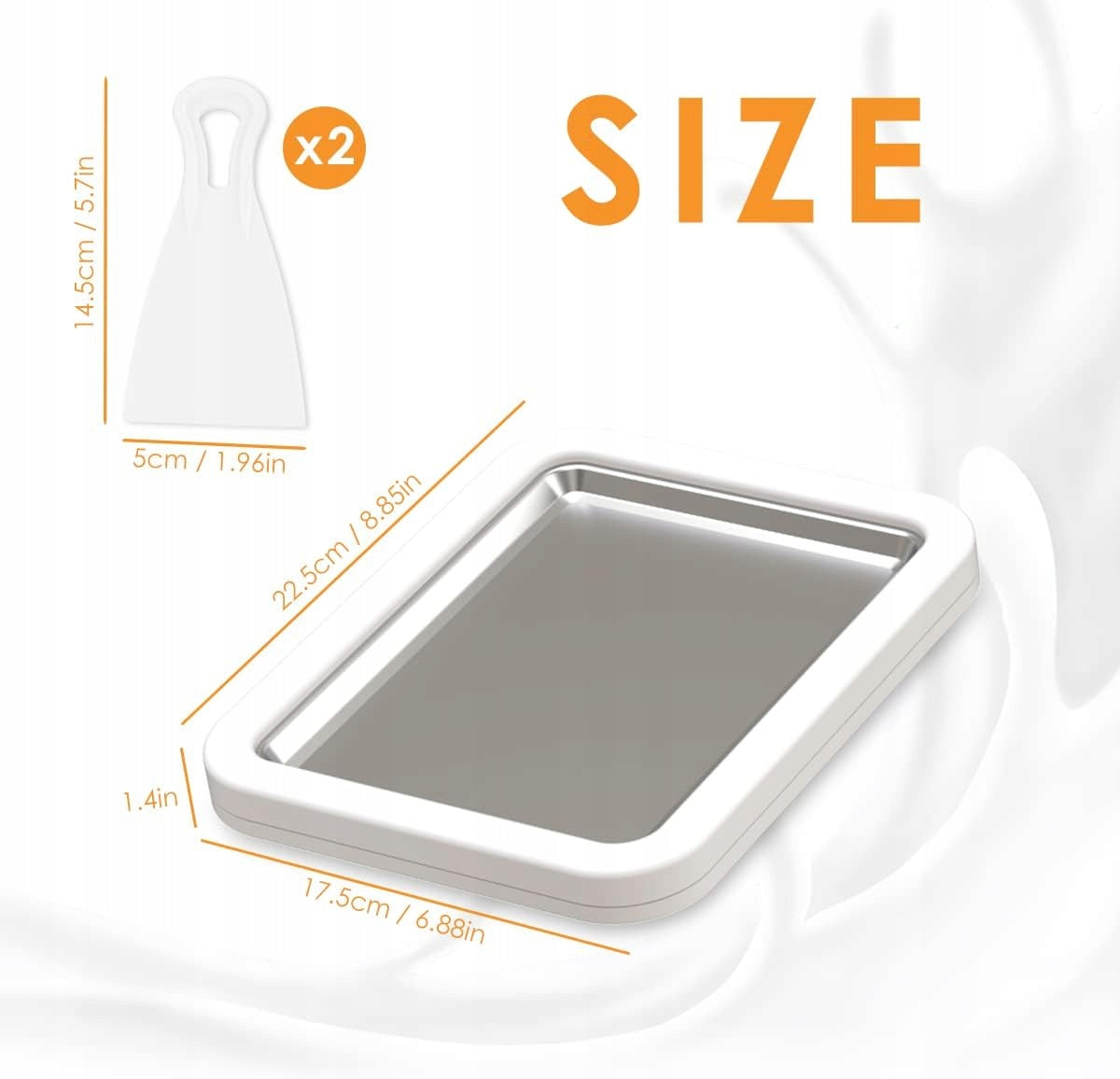 ROLLER ICE CREAM PAN DIY FREEZING PLATE 2 SPATULAS Manufacturer code 5904841070343