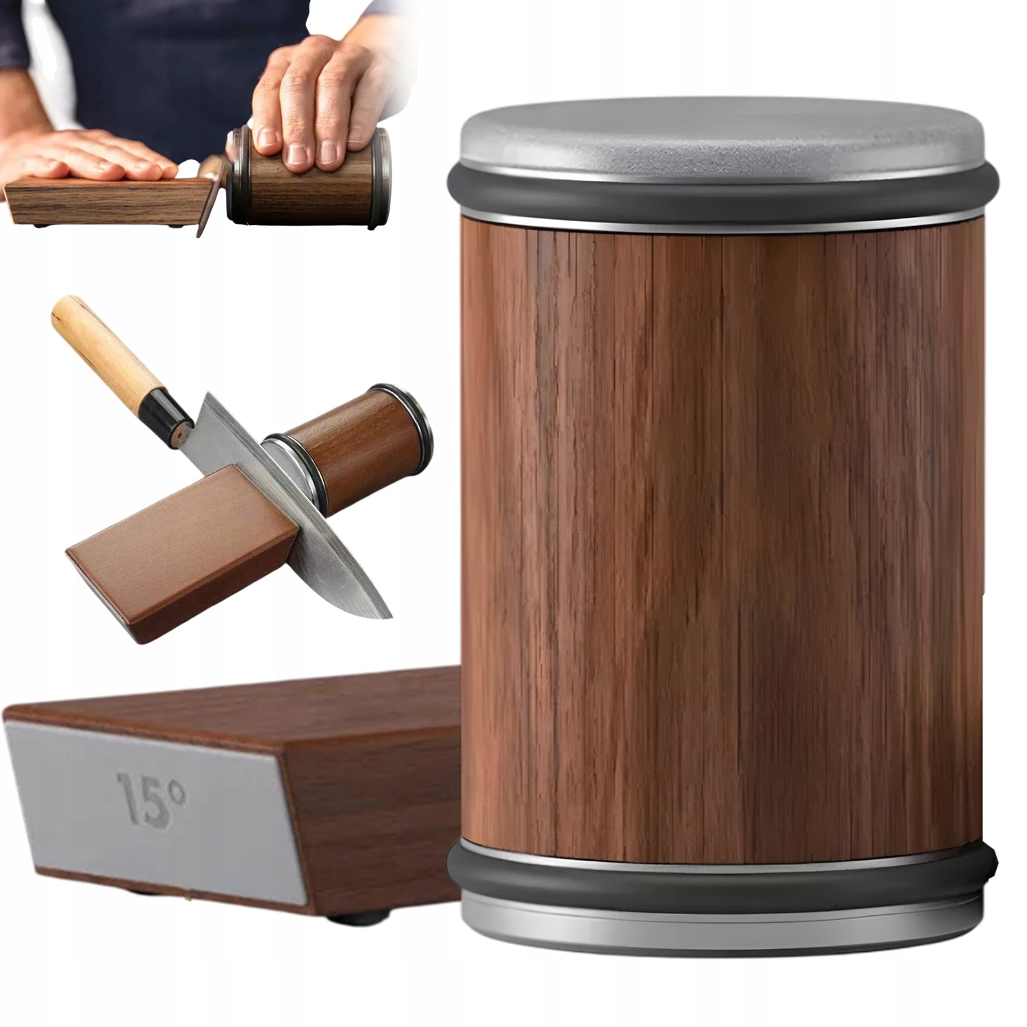 ROLLER SHARPENING SYSTEM FOR KITCHEN SHARPENING KIT SHARPENING 15°/20°