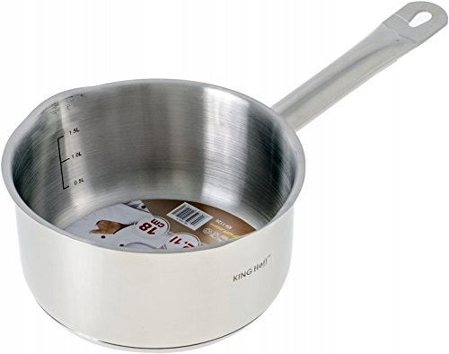 RONDEL WITH SPOUT 14cm 1L Kitchen Stainless Steel Rondel GAS INDUCTION