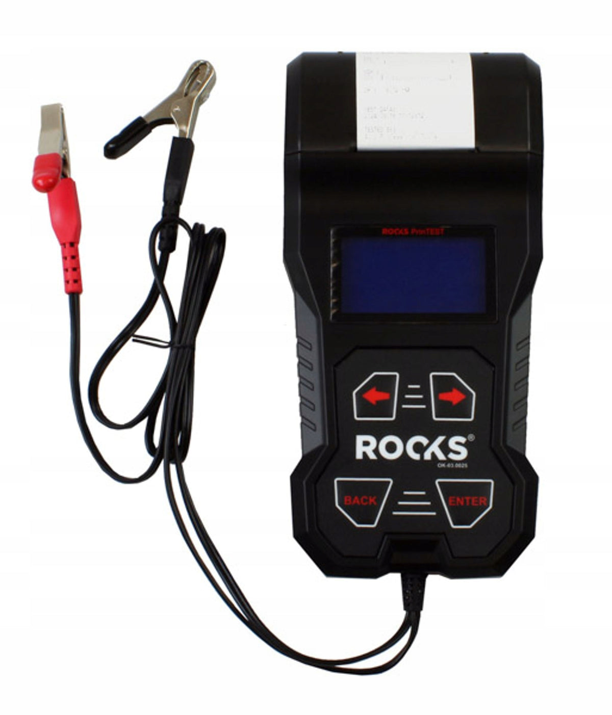 ROOKS OK-03.0025 BATTERY TESTER WITH 6/12/24V PRINTER, 40-2000 CCA, Brand Rooks