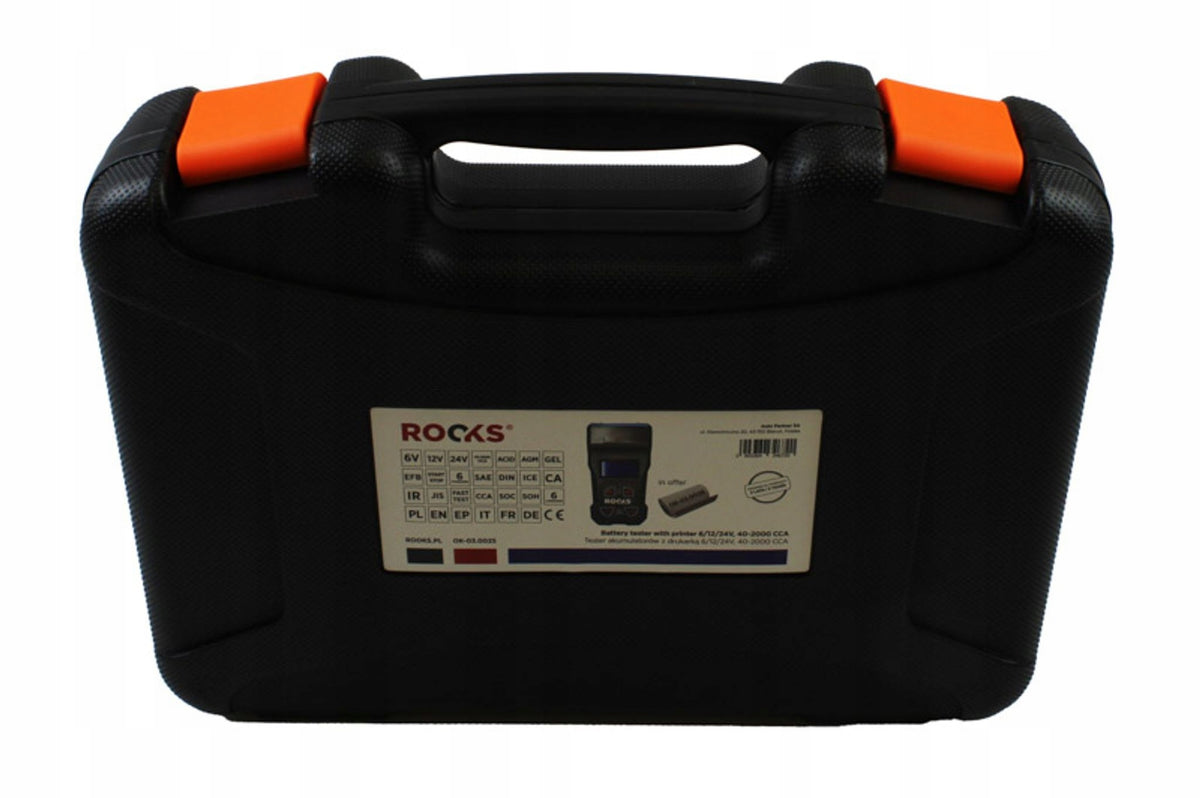 ROOKS OK-03.0025 BATTERY TESTER WITH 6/12/24V PRINTER, 40-2000 CCA,