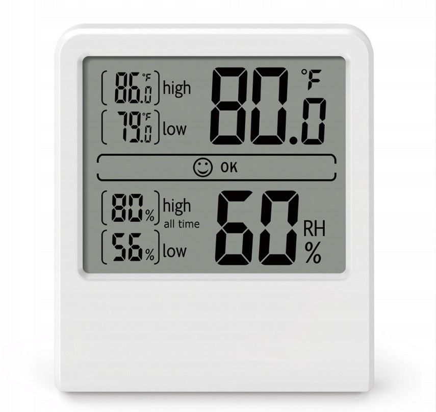 ROOM THERMOMETER ACCURATE ELECTRONIC WIRELESS WITH HYGROMETER WHITE Manufacturer code SP200