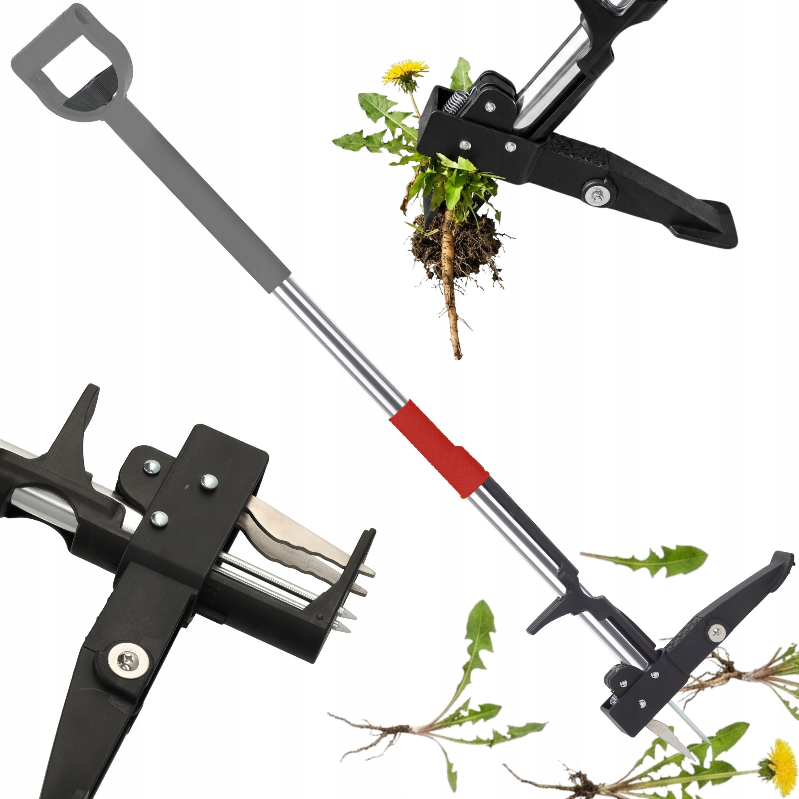 ROOT WEED PICKER FOR WEEDING WITH TELESCOPIC HANDLE 100-120 CM
