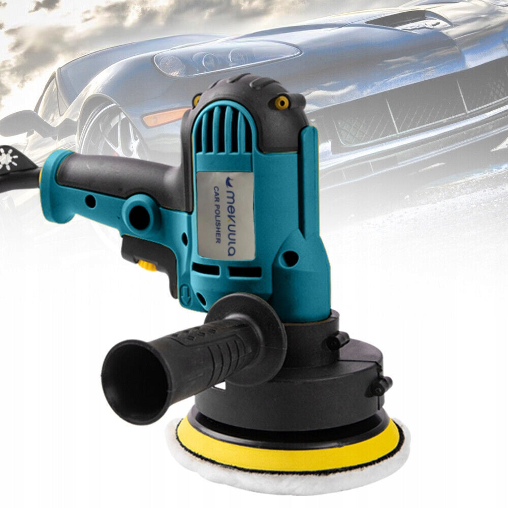 ROTARY CAR POLISHER 700W SPEED CONTROL + SPONGE SET +FELT
