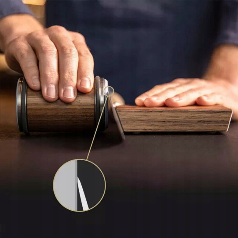 ROTARY KNIFE SHARPENER MAGNETIC BASE DISCS 15°/20° WHETSTONE Manufacturer code kamień do ostrzenia noży