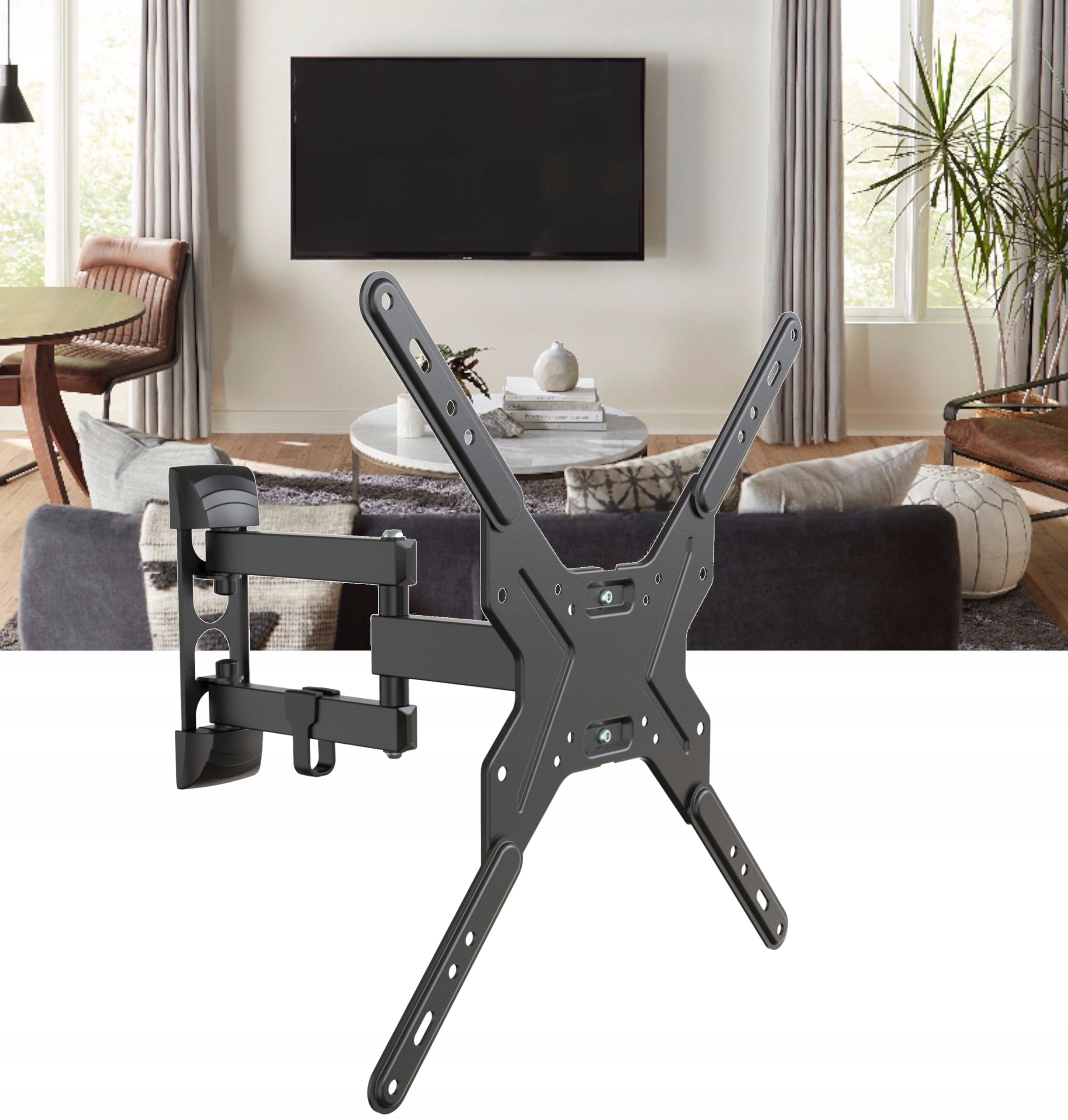 ROTATING TV MOUNT TV HANGER 26"-55" VESA UNIVERSAL STRONG Packaging status original