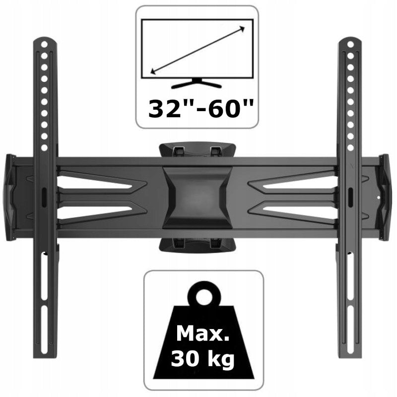 ROTATING TV MOUNT TV HANGER 32"-60" VESA UNIVERSAL STRONG Packaging status original