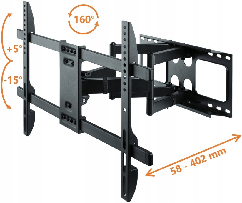 ROTATING WALL HANGING FOR TV 55 INCH HISENSE Adjustable Brand no brand
