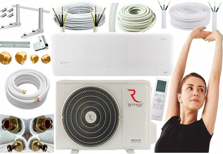 ROTENSO REVIO 3,5kW 40m2 WiFi SET Control with the remote control