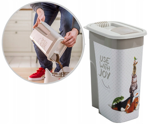 ROTHO CAT DOG FOOD CONTAINER DRY 4,1L PLASTIC WITH DISPENSER Manufacturer code 4002410536