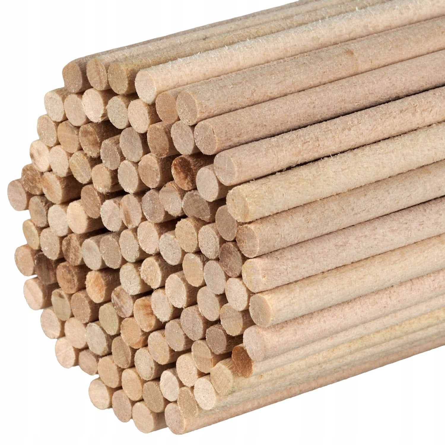 ROUGH sticks for cotton candy BEECH sticks ROUND 30 cm 200 pcs Manufacturer code Patyczki do waty cukrowej OKRĄGŁE 30 cm 100