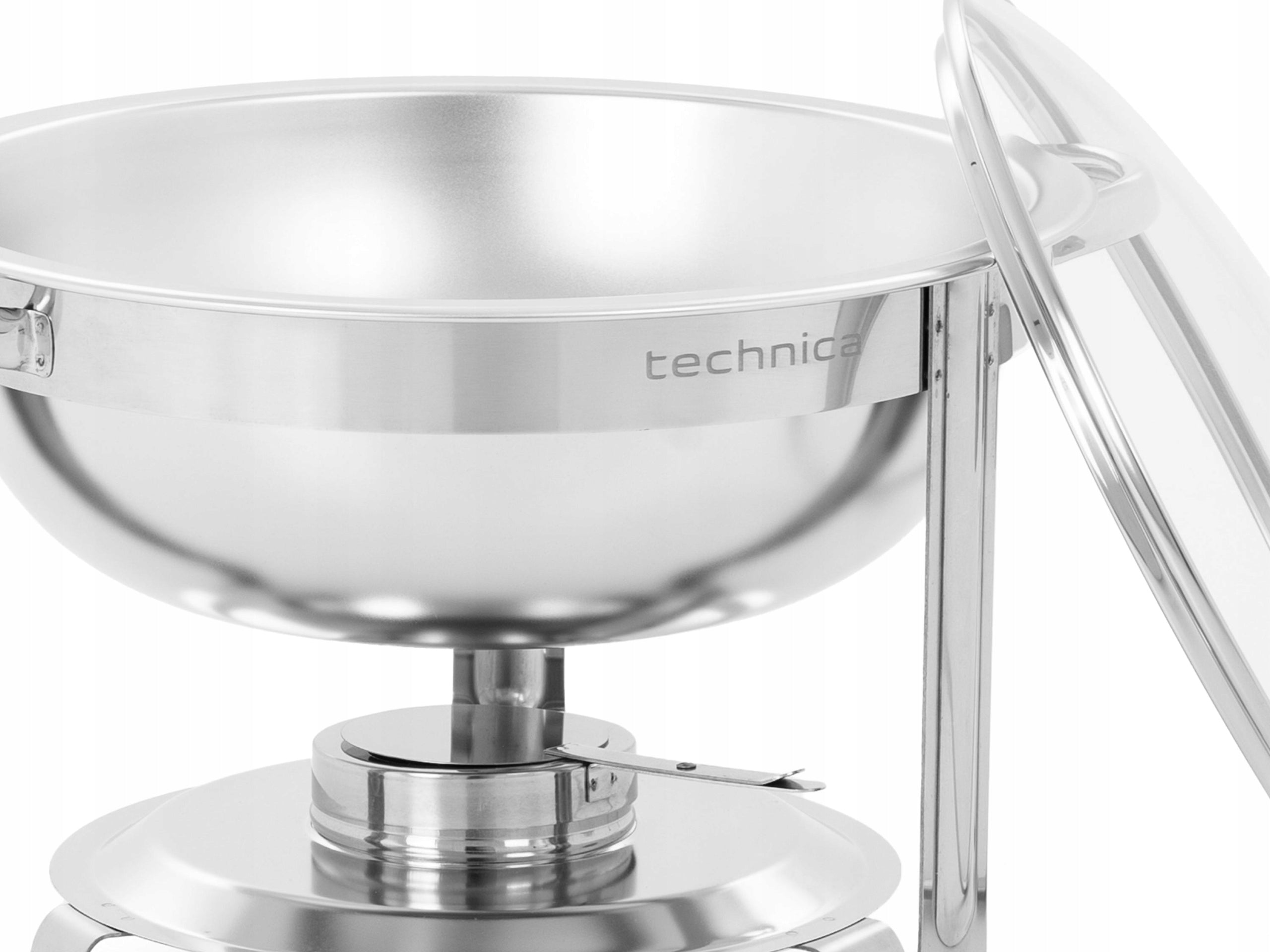 ROUND FOOD HEATER GLASS COVER 5 L STAINLESS STEEL TECHNICA Manufacturer code 510033