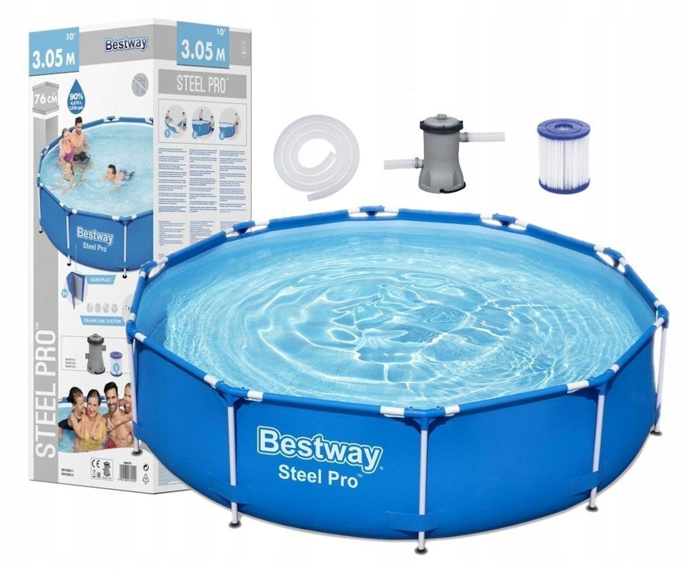 ROUND FRAME POOL 305 CM HEIGHT 76 CM CAPACITY 4678 L FAMILY Brand Bestway