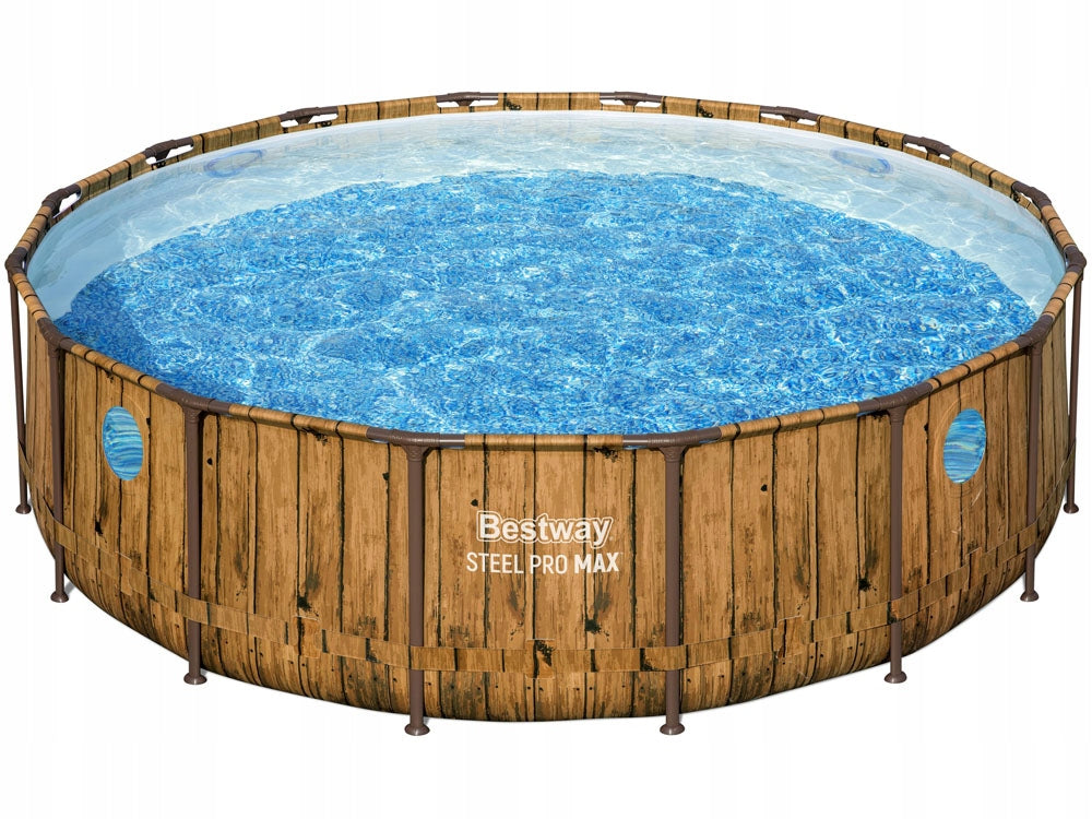 ROUND FRAME POOL BESTWAY GARDEN 488x122 pattern board Packaging status original