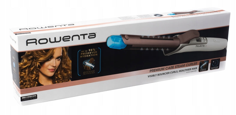 ROWENTA CF3810F0 PREMIUM CARE STEAM CURLING IRON 25 MM Brand Rowenta