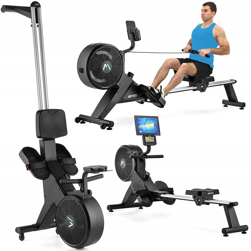 ROWING MACHINE AIR MAGNETIC HOME AIR ERGOMETER XR1500 GYMTEK