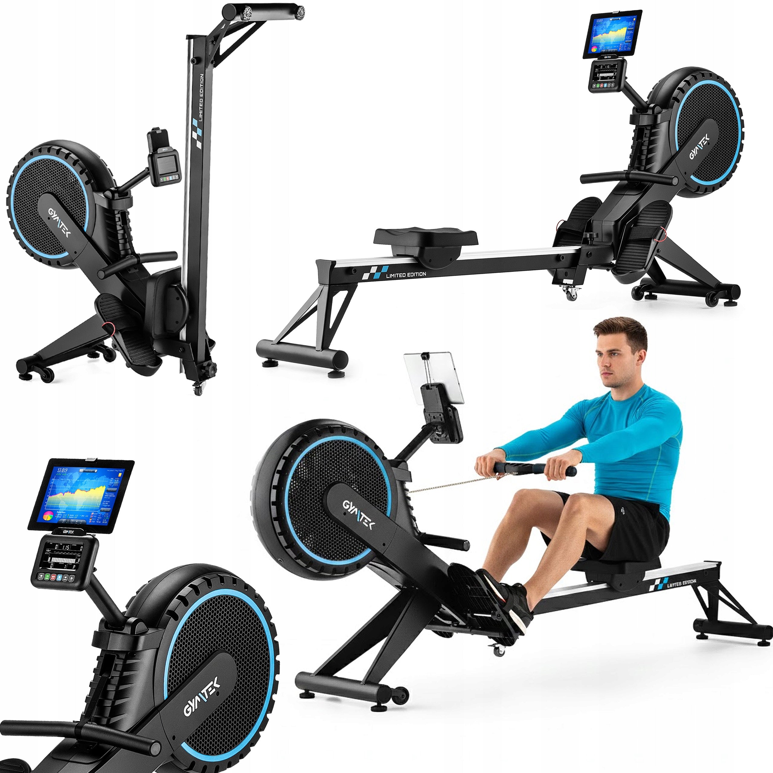 ROWING MACHINE FOR AIR-MAGNETIC ROWING MACHINE GYMTEK