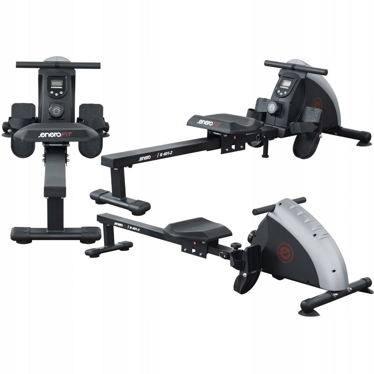 ROWING MACHINE MAGNETIC TRAINING ERGONOMETER FOLDING ENERO FIT R401-2