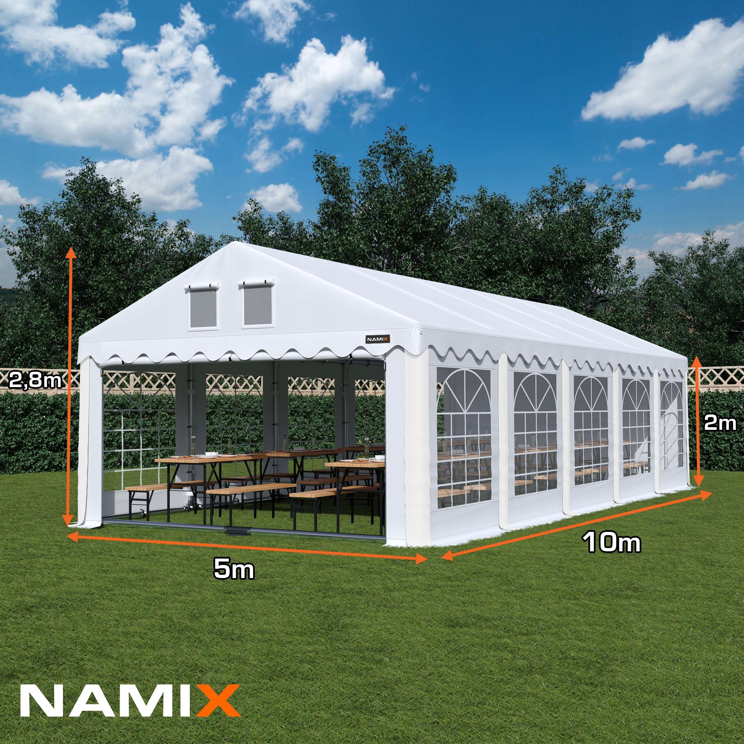 ROYAL 5x10 Garden Party Tent VARIOUS COLORS Packaging status original